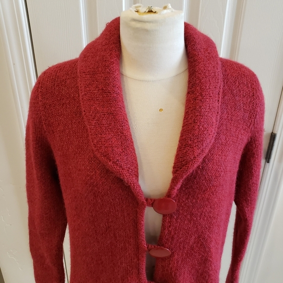 Vintage cardigan 100% Alpaca made in Peru size Medium - Picture 2 of 7